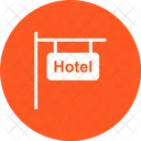 Hotel Signboard Sign Icon