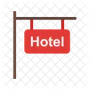 Signboard Hotel Sign Icon