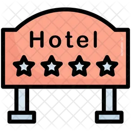 Hotel Signboard  Icon