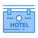 Hotel Signboard Hotel Sign Icon