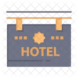 Hotel Signboard  Icon