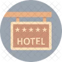 Hotel Signboard Hanging Sign Signboard Icon