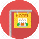 Hotel Signboard Hotel Board Hotel Location Icon