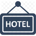Hotel Sign Board Hanging Board Signboard Icon