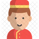 Hotel Staff Man Doorman Bellboy Icon