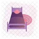 Hotelbett  Symbol