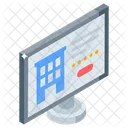 Hotelbuchung Reservierung Zimmerbuchung Symbol