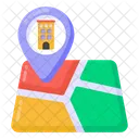 Hotelnavigation Hotelstandort Hotelplatzhalter Symbol