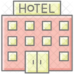 Hotels Flat  Icon
