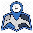 Hotelstandort Hotelrichtung Navigation Symbol