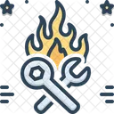 Hotfix Quick Fix Fire Icon