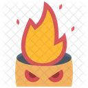 Hothead Angry Fire Icon