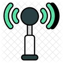 Hotspot Tower Wireless Network Broadband Connection Icon