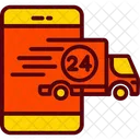 Hour Delivery Fast Delivery Box Icon