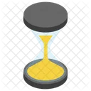 Hourglass Vintage Time Machine Loading Process Icon