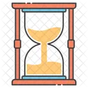 Retro Timekeeper Hourglass Sandglass Icon
