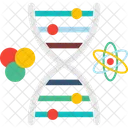 Hourglass Dna Genes Chemical Composition Icon
