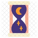 Hourglass Celestial Moon Icon
