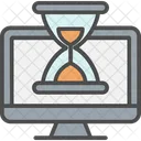 Hourglass Clock Loading Icon