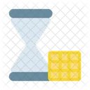 Hourglass Block Timer Icon
