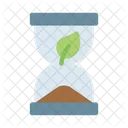 Hourglass Ecology Power Icon