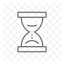 Hourglass Clock Dial Icon