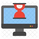 Hourglass computer  Icon