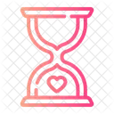 Hourglass Time And Date Love And Romance Icon