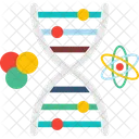 Hourglass Dna Genes Chemical Composition Icon