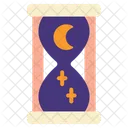 Hourglass Celestial Moon Icon