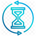 Hourglass Time Repeat Icon