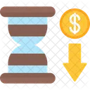 Hourglass Time Time Is Money Icon