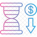 Hourglass Time Time Is Money Icon