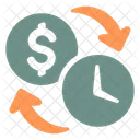 Hourly Time Money Icon