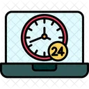 Hours Time Illustration Icon