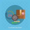 Hours Delivery Clock Icon