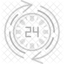 Hours Arrows Business Icon