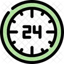 Hours Clock Open Icon