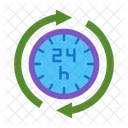 Hours Service Time Icon
