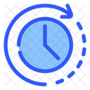 Hours Time Clock Icon