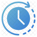 Hours Time Clock Icon