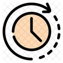 Hours Time Clock Icon