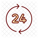 Hours Hour Services All Day Service Icon