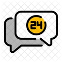 Hours Service Customer Service Customer Support Icon