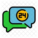 Hours Service Customer Service Customer Support Icon