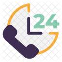Hours Support  Icon