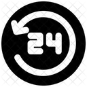 Hours Support Support Client Icon