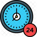 Hours Support 24 Hour Support Call Center Icon