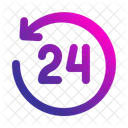 Hours Support Support Service Icon