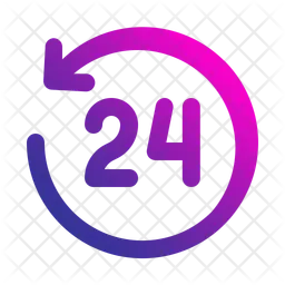 Hours support  Icon